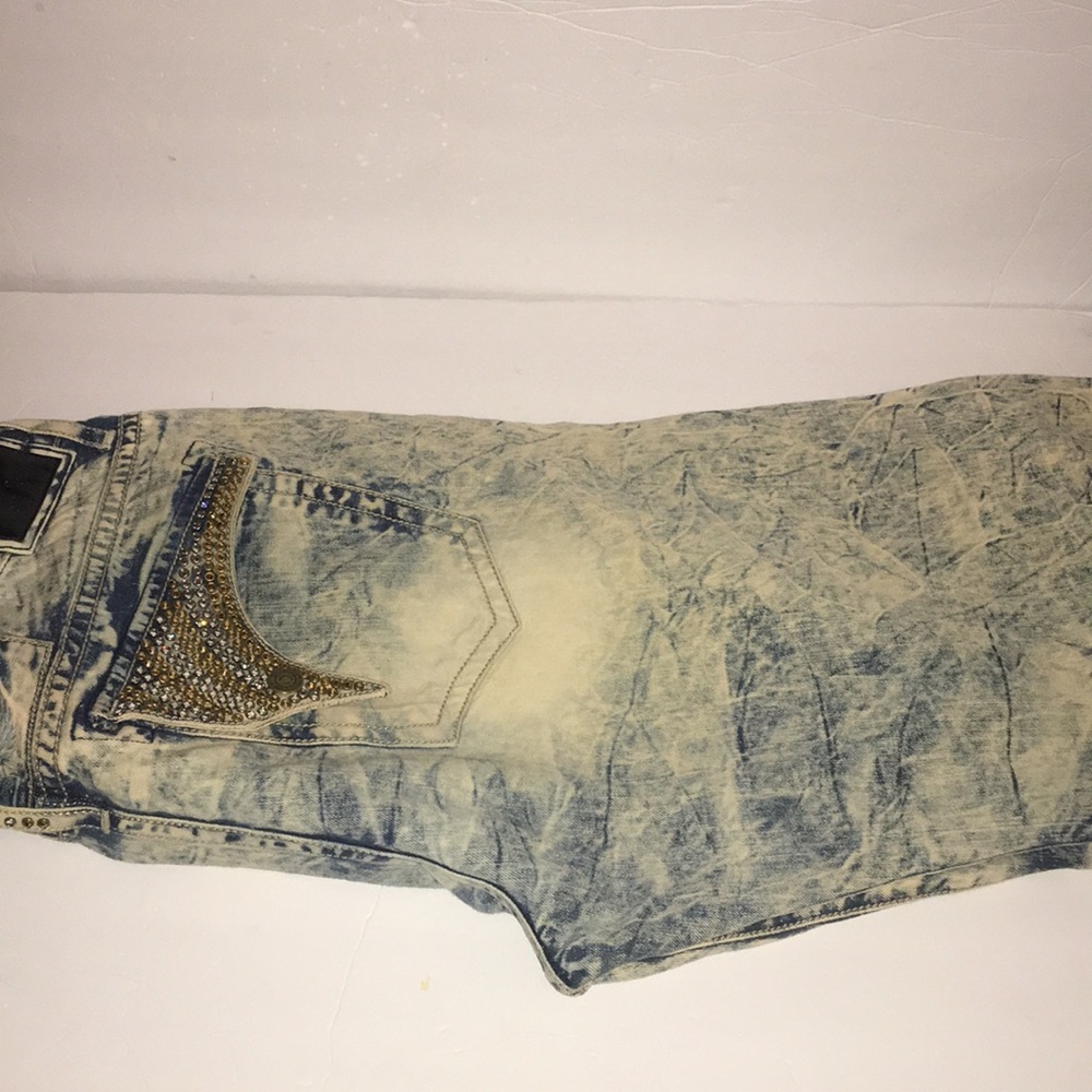 Robins Jean short acid wash